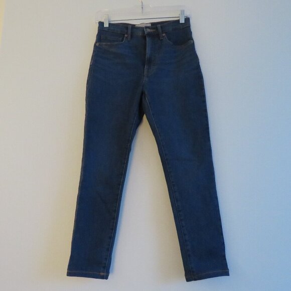 EVERLANE High Rise Ankle Skinny Jeans Casual Classic Minimalist - Size 26 - Picture 4 of 13